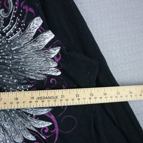 Creations Las Vegas Floral Vintage Sheer Y2K Papertag Womens 2X Made in Canada - Picture 6 of 8